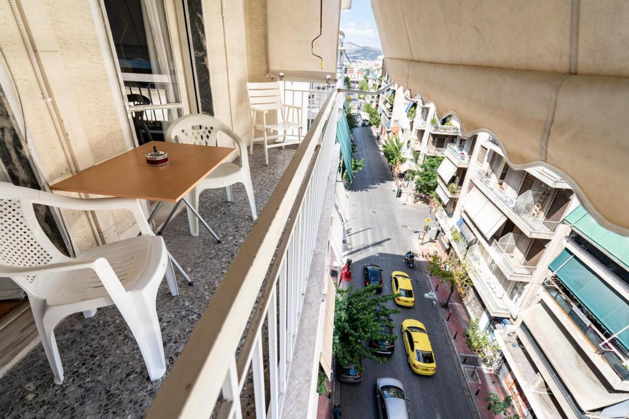 Larissa Station Metro St. 2 Bedrooms 3 Pers. Flat Athén Kültér fotó